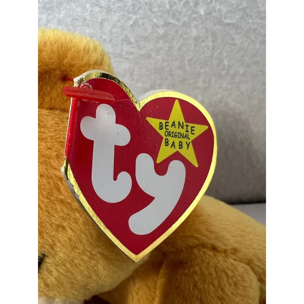 Ty Beanie Baby Hope the Praying Bear 1998 Retired Tan Plush‎ with Tags